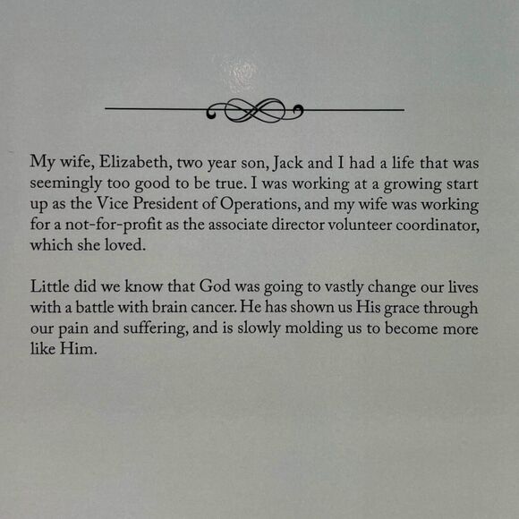 Dear Jack: Life Lessons from a Brain Tumor Patient to His Two Year Old Son Book - Picture 4 of 14